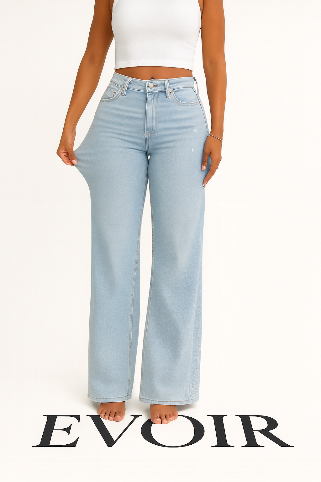 Evóir Snatch Wide-Leg Jeans